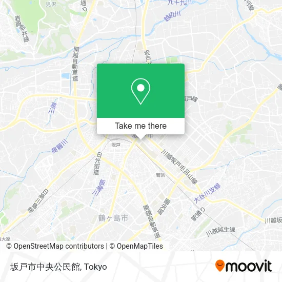 坂戸市中央公民館 map