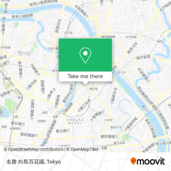 名勝 向島百花園 map