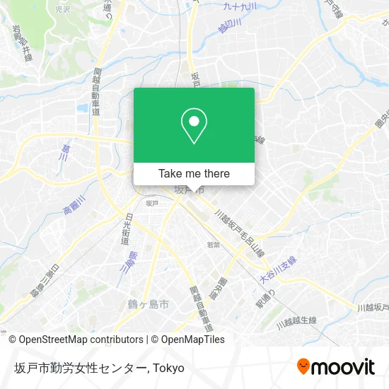 坂戸市勤労女性センター map