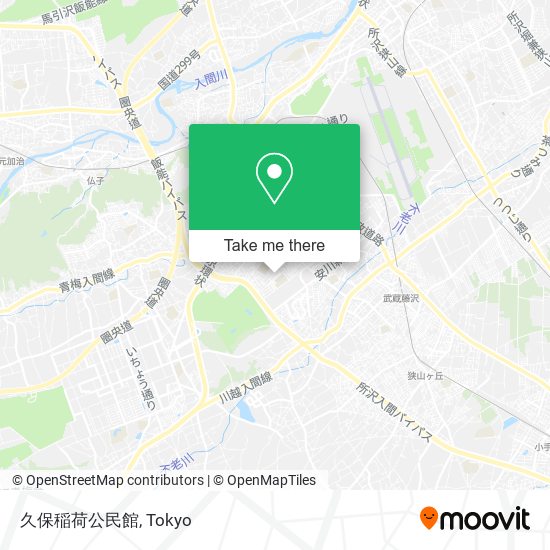 久保稲荷公民館 map