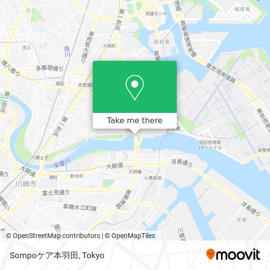Sompoケア本羽田 map