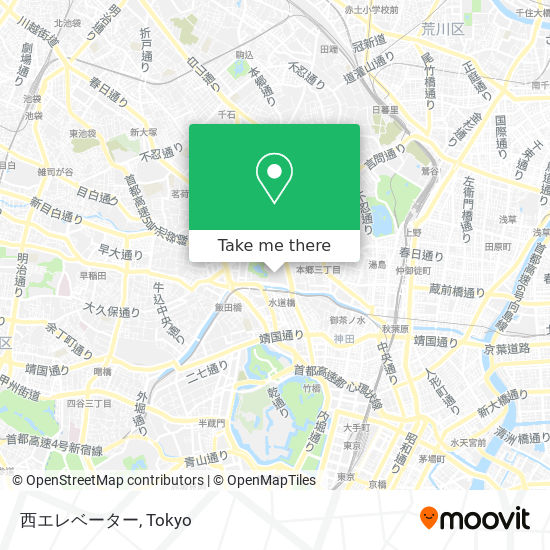 西エレベーター map