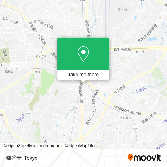 鎌谷寺 map