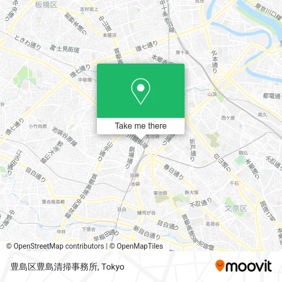 Toshima Ward Toshima Cleaning Office map