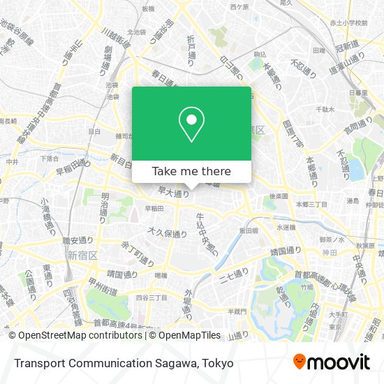 Transport Communication Sagawa map
