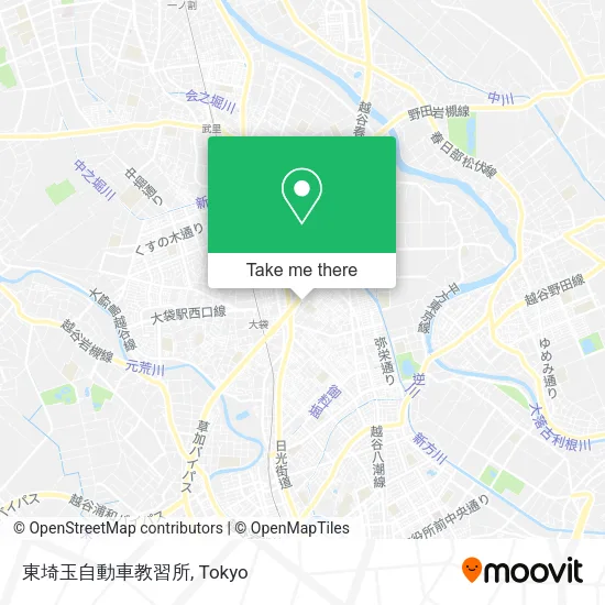 東埼玉自動車教習所 map