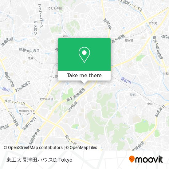 東工大長津田ハウスD map