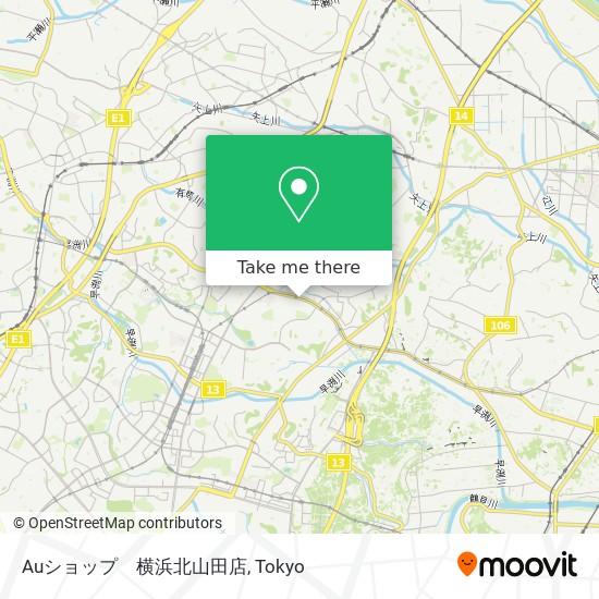 Auショップ　横浜北山田店 map