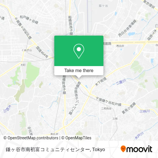 鎌ヶ谷市南初富コミュニティセンター map
