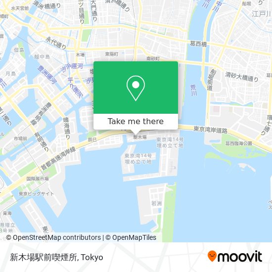 新木場駅前喫煙所 map