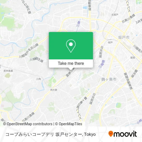 コープみらいコープデリ  坂戸センター map