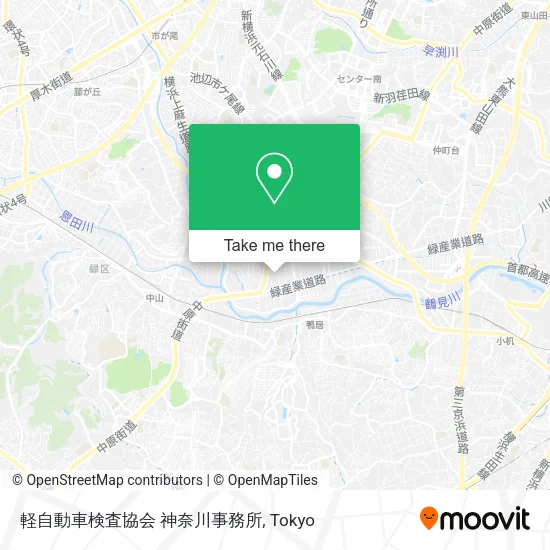 軽自動車検査協会 神奈川事務所 map