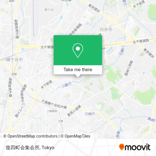 復四町会集会所 map