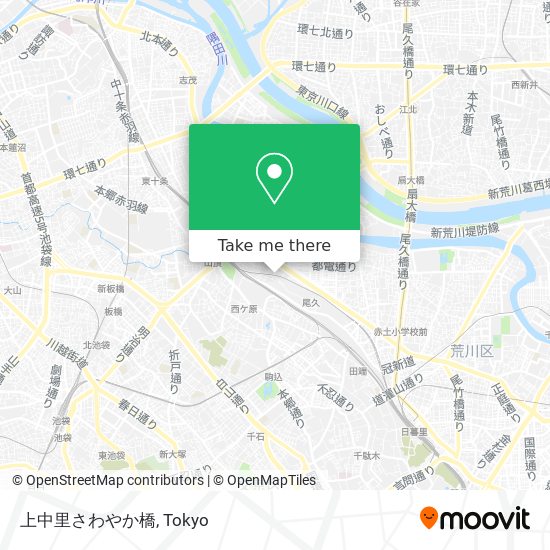 上中里さわやか橋 map