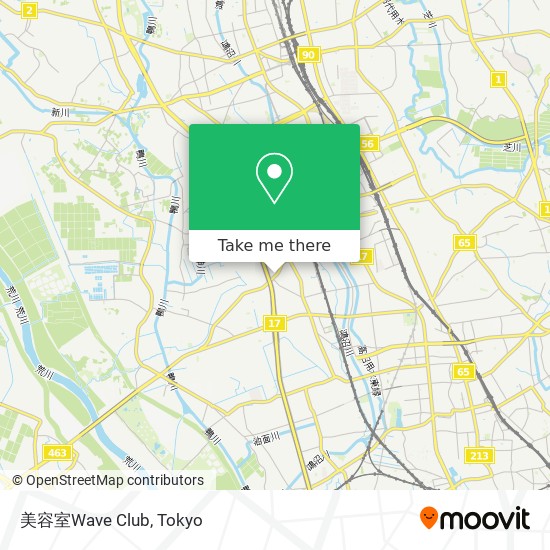 美容室Wave Club map