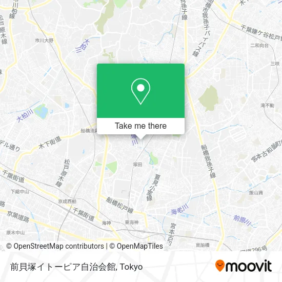 前貝塚イトーピア自治会館 map