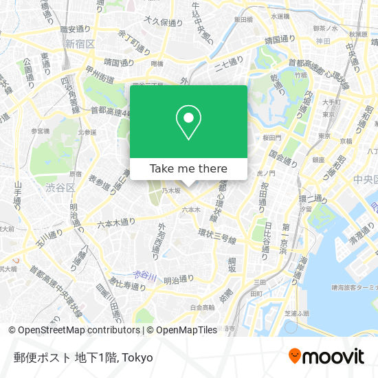 郵便ポスト 地下1階 map