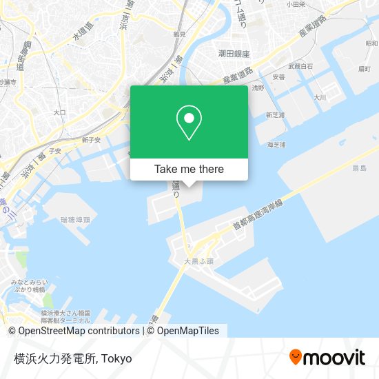 横浜火力発電所 map