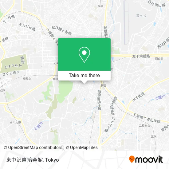 東中沢自治会館 map