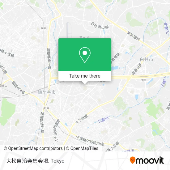 大松自治会集会場 map