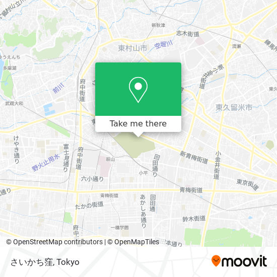 さいかち窪 map