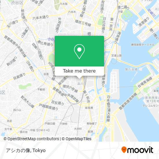 アシカの像 map