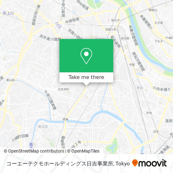 コーエーテクモホールディングス日吉事業所 map