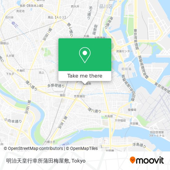 明治天皇行幸所蒲田梅屋敷 map
