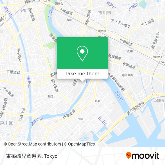 東篠崎児童遊園 map