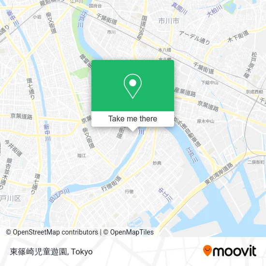 東篠崎児童遊園 map