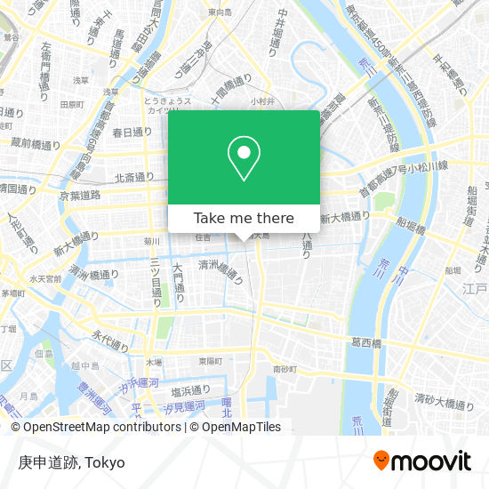 庚申道跡 map