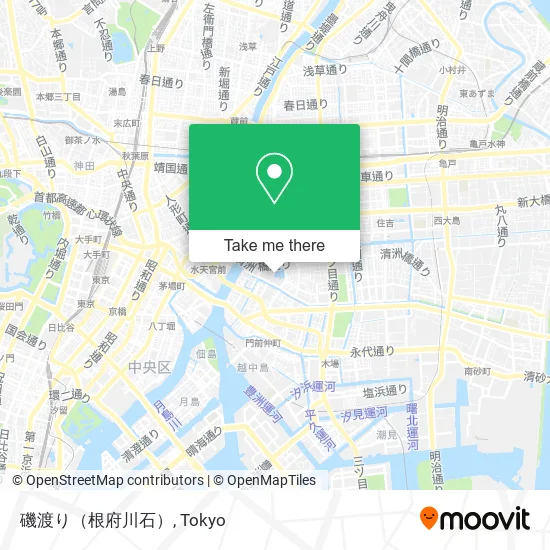 磯渡り（根府川石） map