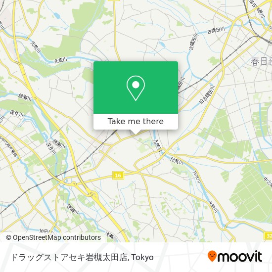 ドラッグストアセキ岩槻太田店 map