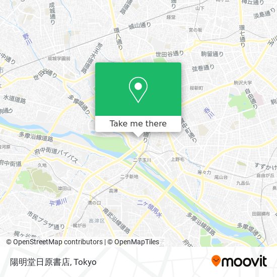 陽明堂日原書店 map