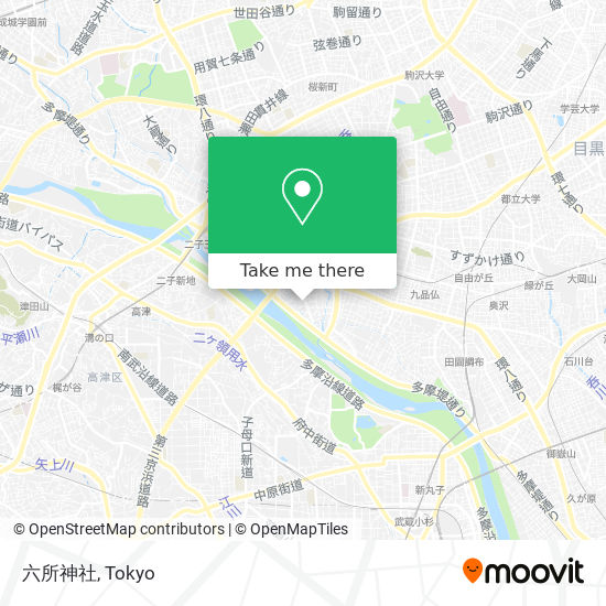 六所神社 map