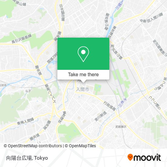 向陽台広場 map