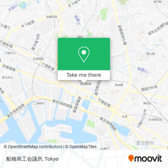 船橋商工会議所 map