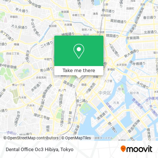 Dental Office Oc3 Hibiya map
