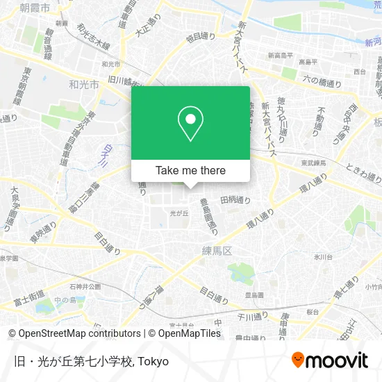 旧・光が丘第七小学校 map