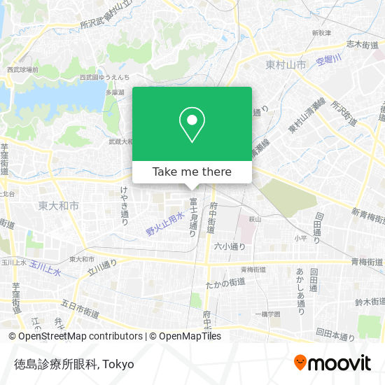 徳島診療所眼科 map
