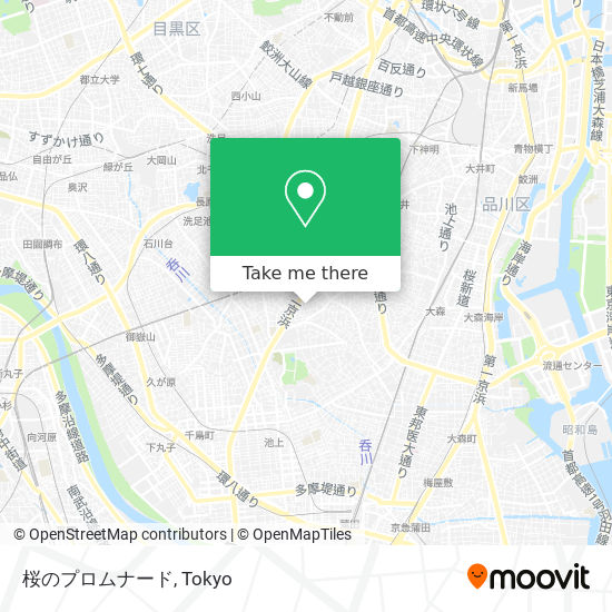 桜のプロムナード map