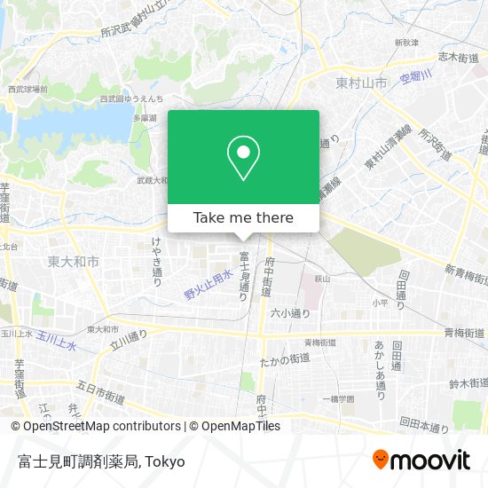 富士見町調剤薬局 map