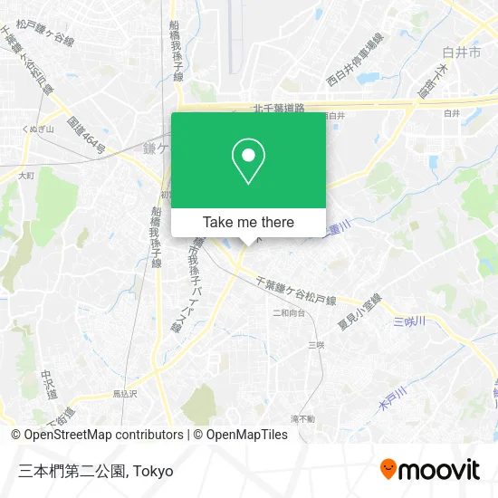 三本椚第二公園 map
