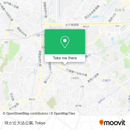 咲が丘大込公園 map