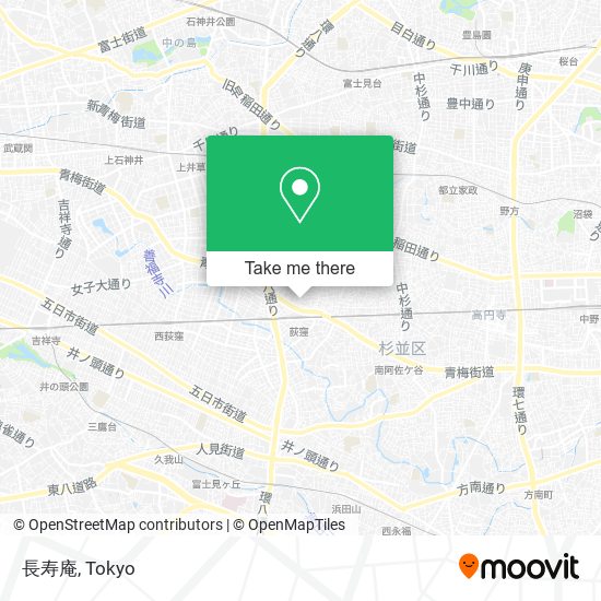 長寿庵 map