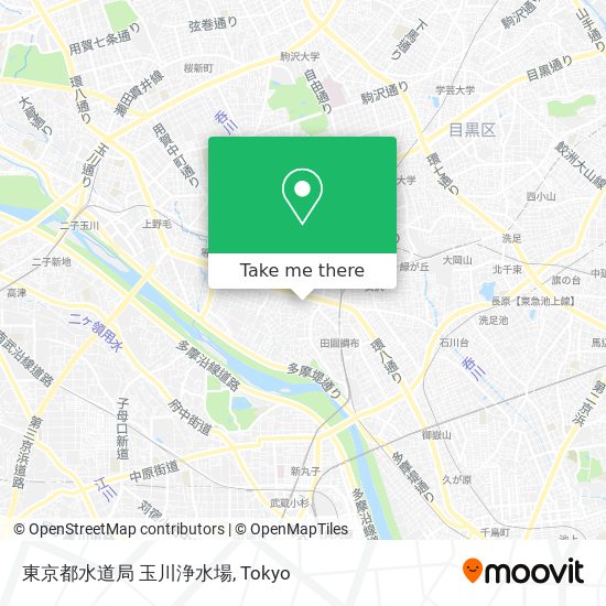 東京都水道局 玉川浄水場 map