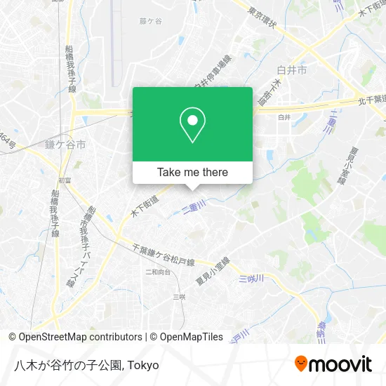 八木が谷竹の子公園 map