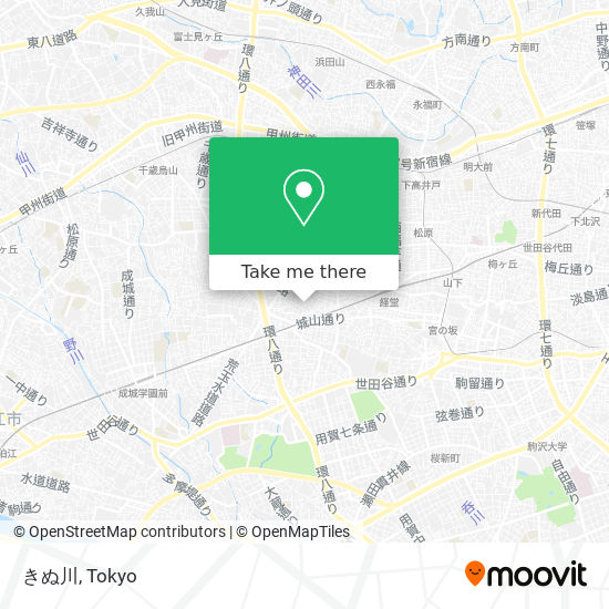 きぬ川 map