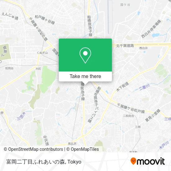 富岡二丁目ふれあいの森 map