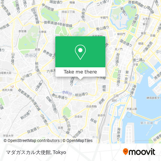 マダガスカル大使館 map